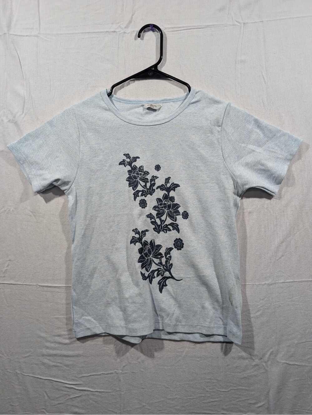NWT, editions, T-Shirt, Blue, Floral Graphic, Size 18/20
